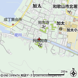 和歌山県和歌山市加太1231周辺の地図