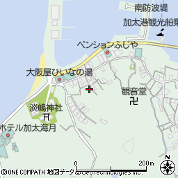 和歌山県和歌山市加太166周辺の地図