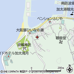 和歌山県和歌山市加太158周辺の地図