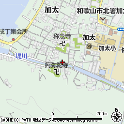 和歌山県和歌山市加太1223周辺の地図