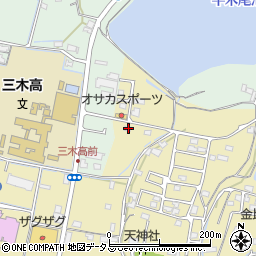 香川県木田郡三木町鹿伏450周辺の地図
