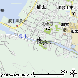 和歌山県和歌山市加太1233周辺の地図