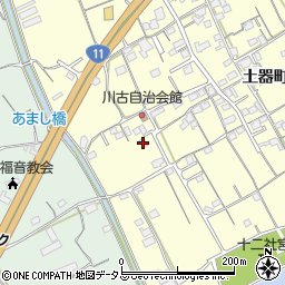 香川県丸亀市土器町西2丁目532周辺の地図