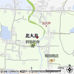 和歌山県紀の川市北大井1周辺の地図