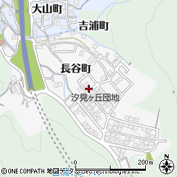 広島県呉市長谷町周辺の地図
