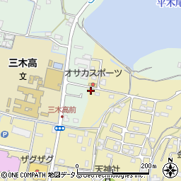 香川県木田郡三木町鹿伏450-3周辺の地図