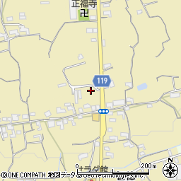 和歌山県紀の川市中三谷149周辺の地図