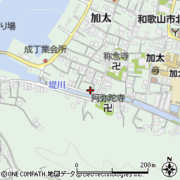 和歌山県和歌山市加太1245周辺の地図