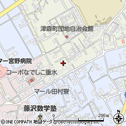 香川県丸亀市津森町1190-6周辺の地図