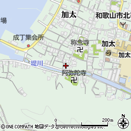 和歌山県和歌山市加太1234周辺の地図