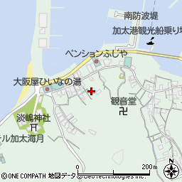 和歌山県和歌山市加太185周辺の地図
