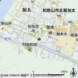和歌山県和歌山市加太1355周辺の地図