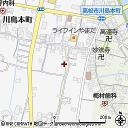 香川県高松市川島本町115周辺の地図