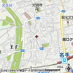 和歌山県紀の川市名手市場1472周辺の地図