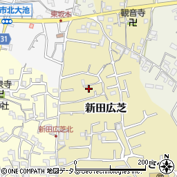 和歌山県岩出市新田広芝283周辺の地図