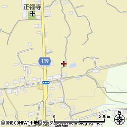 和歌山県紀の川市中三谷287周辺の地図