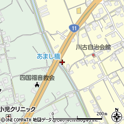 香川県丸亀市土器町西2丁目576周辺の地図
