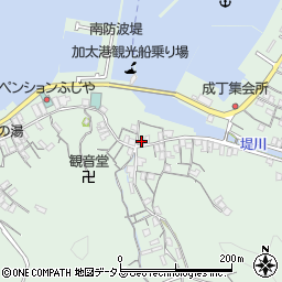 和歌山県和歌山市加太421周辺の地図