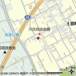 香川県丸亀市土器町西2丁目529周辺の地図