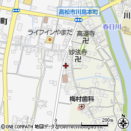 香川県高松市川島本町122周辺の地図