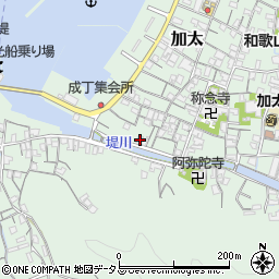 和歌山県和歌山市加太1261周辺の地図