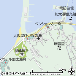 和歌山県和歌山市加太164周辺の地図