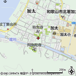 和歌山県和歌山市加太1222周辺の地図