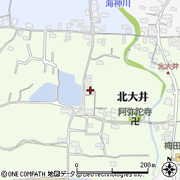 和歌山県紀の川市北大井31周辺の地図