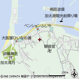 和歌山県和歌山市加太181周辺の地図