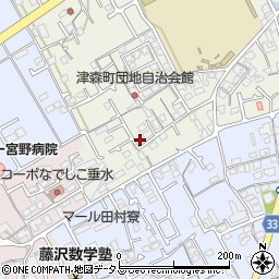 香川県丸亀市津森町1190-4周辺の地図