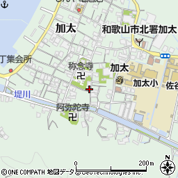 和歌山県和歌山市加太1354周辺の地図