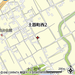香川県丸亀市土器町西2丁目316周辺の地図