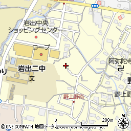 和歌山県岩出市野上野101周辺の地図