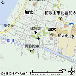 和歌山県和歌山市加太1353周辺の地図