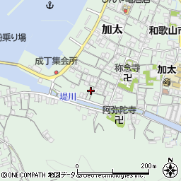 和歌山県和歌山市加太1247周辺の地図