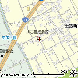 香川県丸亀市土器町西2丁目524周辺の地図