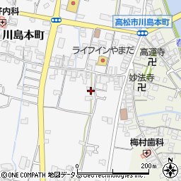 香川県高松市川島本町127周辺の地図