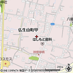 香川県高松市仏生山町1837周辺の地図