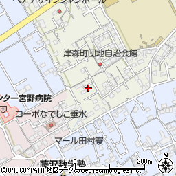 香川県丸亀市津森町1190-14周辺の地図