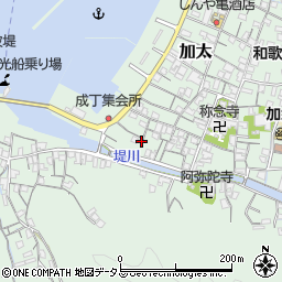 和歌山県和歌山市加太1258周辺の地図