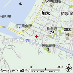 和歌山県和歌山市加太1249周辺の地図