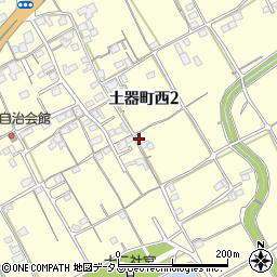 香川県丸亀市土器町西2丁目315周辺の地図