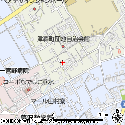 香川県丸亀市津森町1190-19周辺の地図
