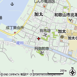 和歌山県和歌山市加太1238周辺の地図