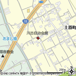香川県丸亀市土器町西2丁目522周辺の地図