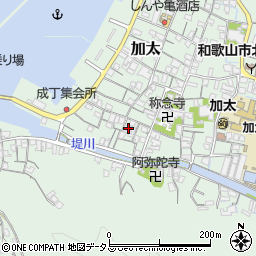 和歌山県和歌山市加太1241周辺の地図