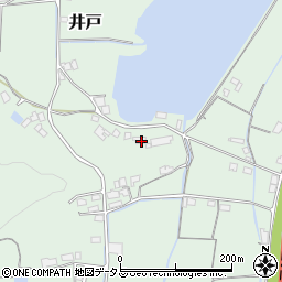 香川県木田郡三木町井戸乙周辺の地図