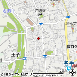 和歌山県紀の川市名手市場1510周辺の地図