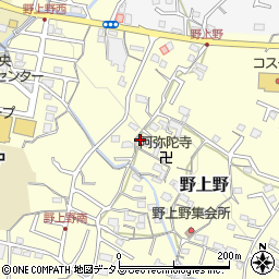 和歌山県岩出市野上野500周辺の地図