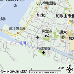 和歌山県和歌山市加太1240周辺の地図